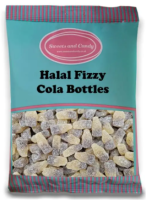 Halal Fizzy Cola Bottles
