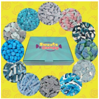 Blue Pick and Mix Sweets Hamper (Box 1.4kg)