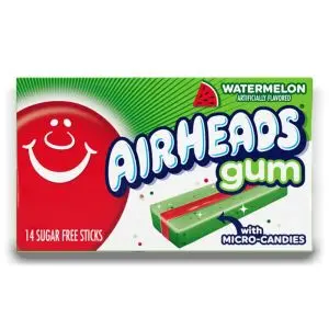 American Sweets - Airheads watermelon flavour chewing gum, imported from America