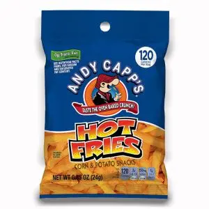 American Sweets - Andy Capps Hot flavour American crisps shaped like fries!
