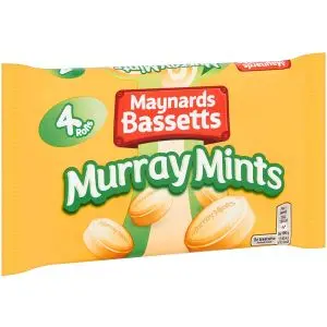 A pack of 4 rolls of Bassetts Murray Mints Sweets