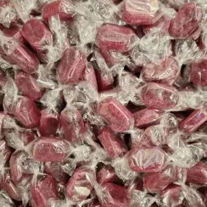 Blackcurrant and Liquorice - Blackcurrant flavour boiled sweets with a liquorice centre