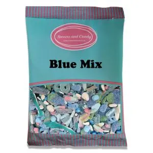 Blue Mix 1kg - A bulk 1kg bag of mixed blue pick and mix sweets