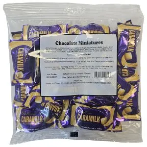 Cadbury Caramilk Chocolates in a 225g Large bag