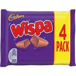 A light chocolate rush of tiny bubbles covered in Cadbury milk chocolate
