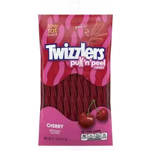 American Sweets - Cherry flavour liquorice twizzlers