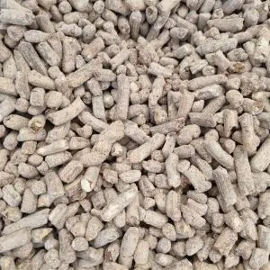 A bulk 2.5kg bag of chocolate nibbles covered in icing sugar