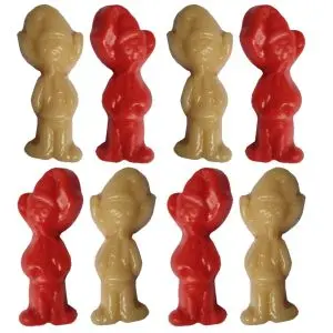 Christmas gummy sweets in the shape of little elves!