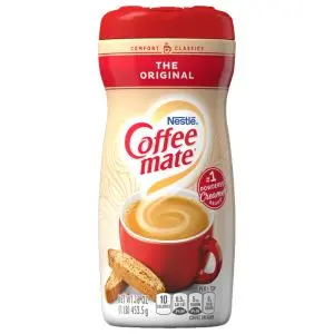 American Drinks - A jar of original flavour Coffee Mate coffee creamer imported from America