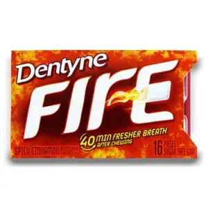 American Sweets - Dentyne Fire cinnamon flavour American chewing gum