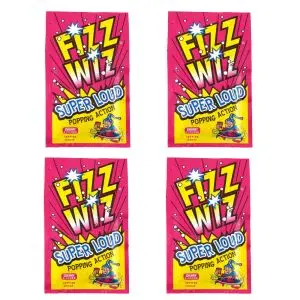 Fizz Wiz cherry popping candy sachets, retro sweets from your childhood!