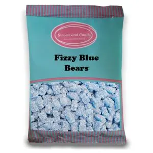 Pick and Mix Sweets - 1Kg Bulk bag of vegan blue fizzy sweets