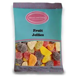 Fruit jellies - A 1kg bulk bag of traditional fruit flavour jelly sweets