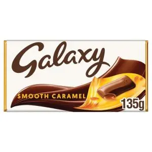Smooth Galaxy chocolate filled with gooey caramel