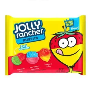 American Sweets - A pack of 3 Jolly rancher gummies in mis matched shapes!