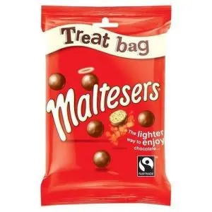 A milk chocolate ball with a light malt centre