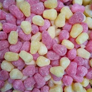 Pear drops 3kg bulk bag - traditional yellow and pink  boiled sweets