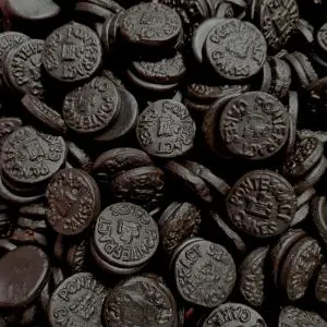 Taveners Pontefract Cakes 3kg bulk bag- liquorice flavour gummy sweets