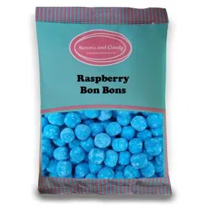 Raspberry Bon Bons - A bulk 1kg bag of raspberry flavour chewy bon bon sweets