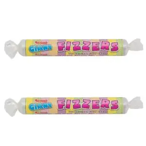Swizzels fizzy hard candy sweets in giant rolls