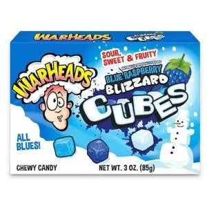 American Warheads Blizzard Cubes, Festive Themed sour cubes for Christmas