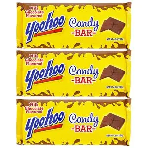 American Sweets - A pack of 3 Milk chocolate flavour candy bars from America