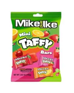 American Sweets - A 108g bag of Mike and Ike Taffy pieces all individually wrapped