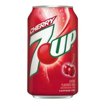 American Drinks - Cherry flavour 7up in a can