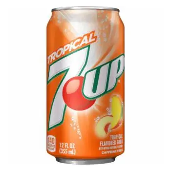 American Drinks - Tropical flavour 7up in a can