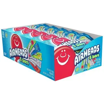 American Sweets - 18 packets of Airheads chewy taffy bars