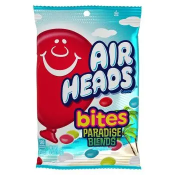 American Sweets - A 170g bag of Airheads Bites, chewy fruit flavour sweets.