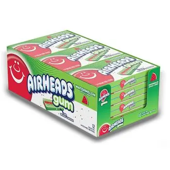 American Sweets - A full case of 12 Watermelon flavour Airheads Gum
