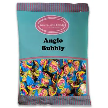 A bulk 1kg bag of retro Anglo Bubbly Bubblegum pieces