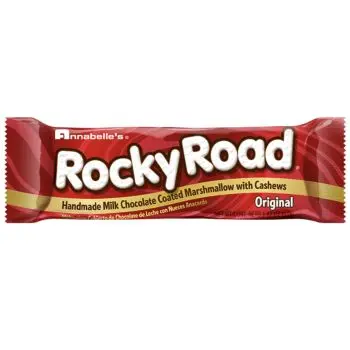 American Chocolate - Rocky Road marshmallow and and cashew bar covered in milk chocolate!