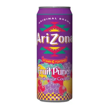 American Drinks - A 680ml can of Arizona fruit punch American soda.