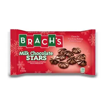 A bag of Milk Chocolate stars, American chocolate imported to the UK