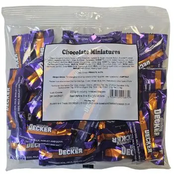 Cadbury Dinky Decker Chocolates in a 225g Large bag