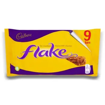 This decadent Cadbury Flake bar is made from the crumbliest, flakiest chocolate, for a delicate melt-in-the-mouth texture.