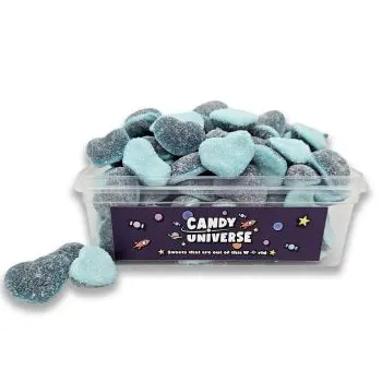 Candy Universe Tub of Blue Hearts