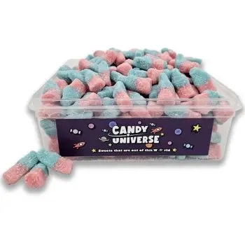 Candy Universe Tub of Fizzy Bubblegum Bottles