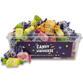 Candy Universe Fruit Chews Tub 800g