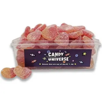 Candy Universe Tub of Peach Hearts