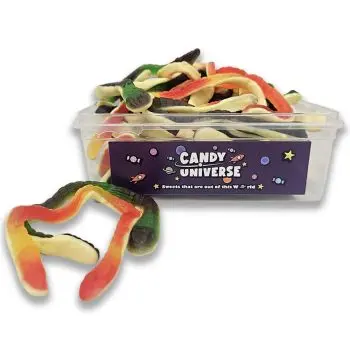 Candy Universe Tub of Yellow Belly Snakes