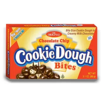 American Sweets - Chocolate Chip Cookie Dough Bites in creamy milk chocolate in a handy theatre box!