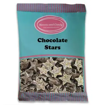 Chocolate Stars in a bulk 1kg bag