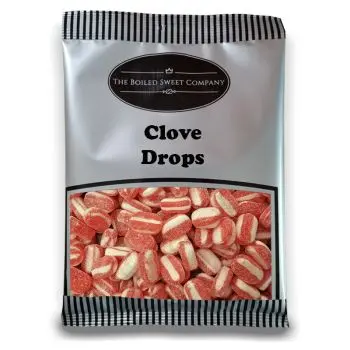 Pick and Mix Sweets, Clove Drops - 1Kg Bulk bag of traditional boiled sweets with a unique herbal flavour.