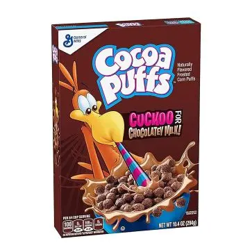 American Sweets - American Cereal - General Mills Cocoa Puffs cereal imported from America