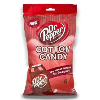 American Sweets - Dr Pepper flavour candy floss, American cotton candy sweets.