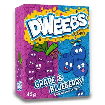 American Sweets - grape and blueberry chewy Dweebs American candy