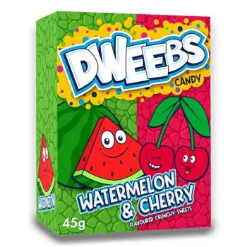 American Sweets - watermelon and cherry flavour chewy Dweebs American candy